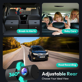 BOTSLAB dashcam parking mode ensures continuous surveillance when away.