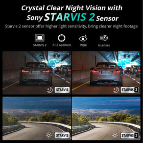 BOTSLAB dash cam voice control enables hands-free operation while driving