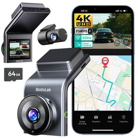 BOTSLAB G300 PLUS front 4K camera captures crisp road details for clear evidence