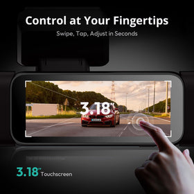 BOTSLAB 3.18-inch touch screen for easy footage review