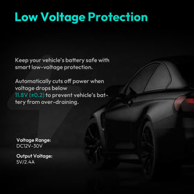 BOTSLAB under-voltage protection for 12-30V vehicles preserves battery health