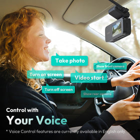 BOTSLAB voice control dash cam enables hands-free operation