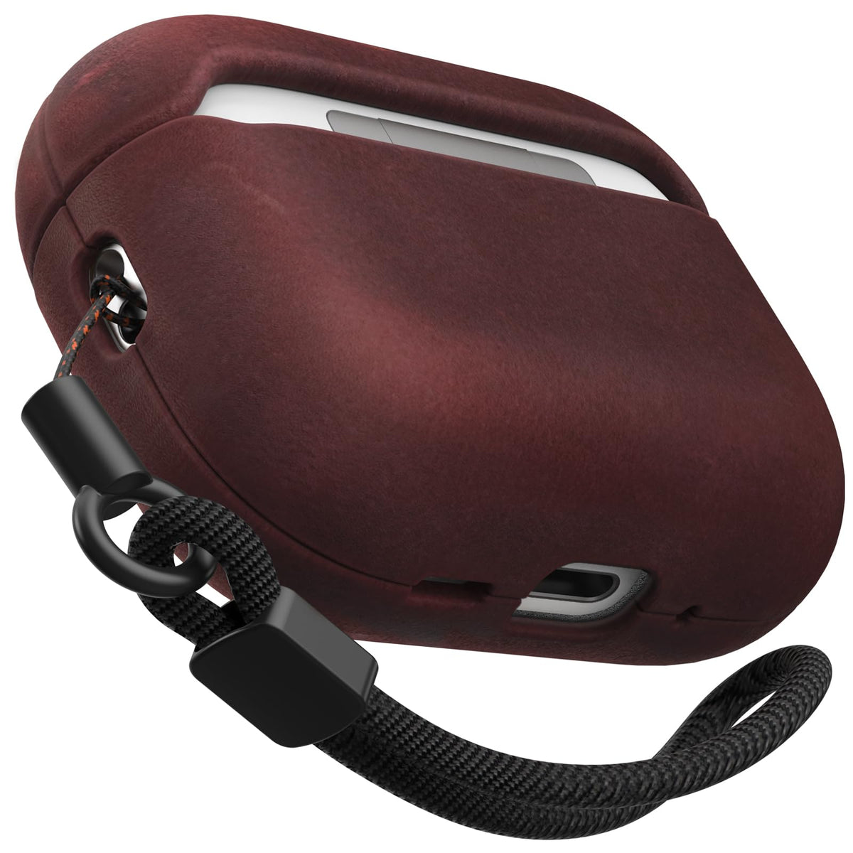 Bouixel front view of leather case showing snug fit and premium look for protection