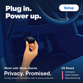 Bouncie geo-fence alerts notify when vehicles enter or exit zones