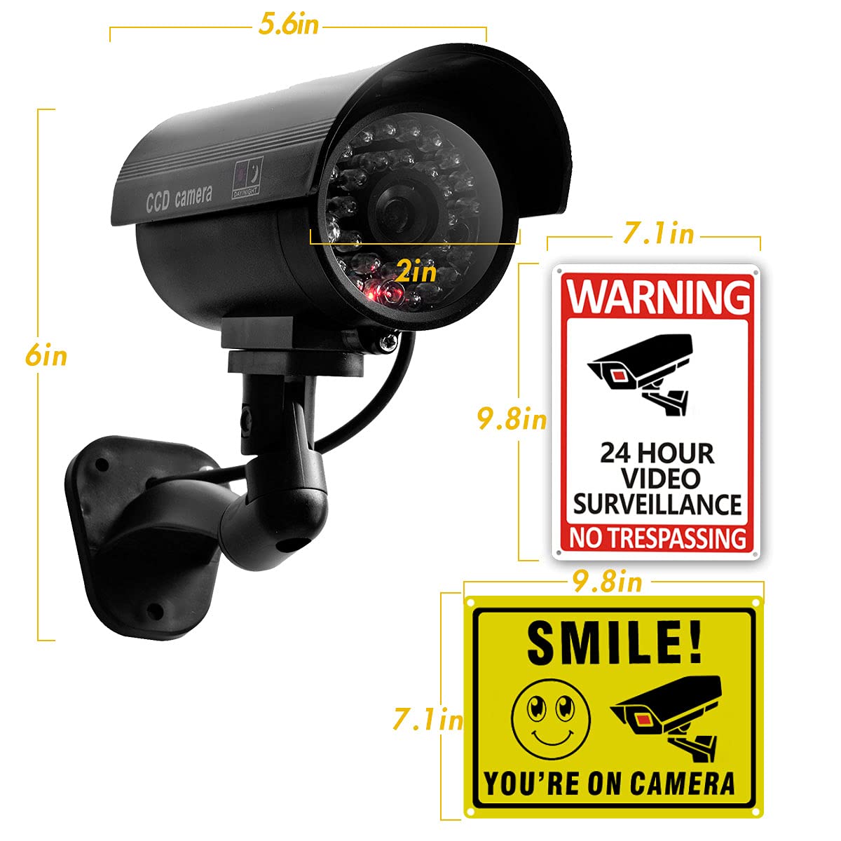 BOUTICOL close-up of red LED flash demonstrating active-look deterrence