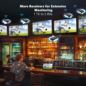 BovBox HDMI extension delivering 1080p60 with 4K30 decoding for sharp playback.