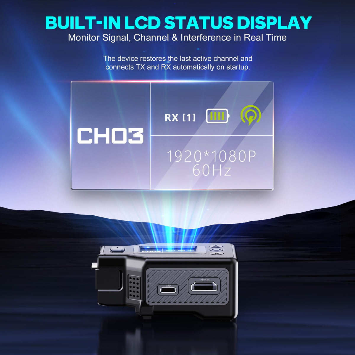 BovBox Pocket3 includes a 1/4-inch mounting thread for quick setup.