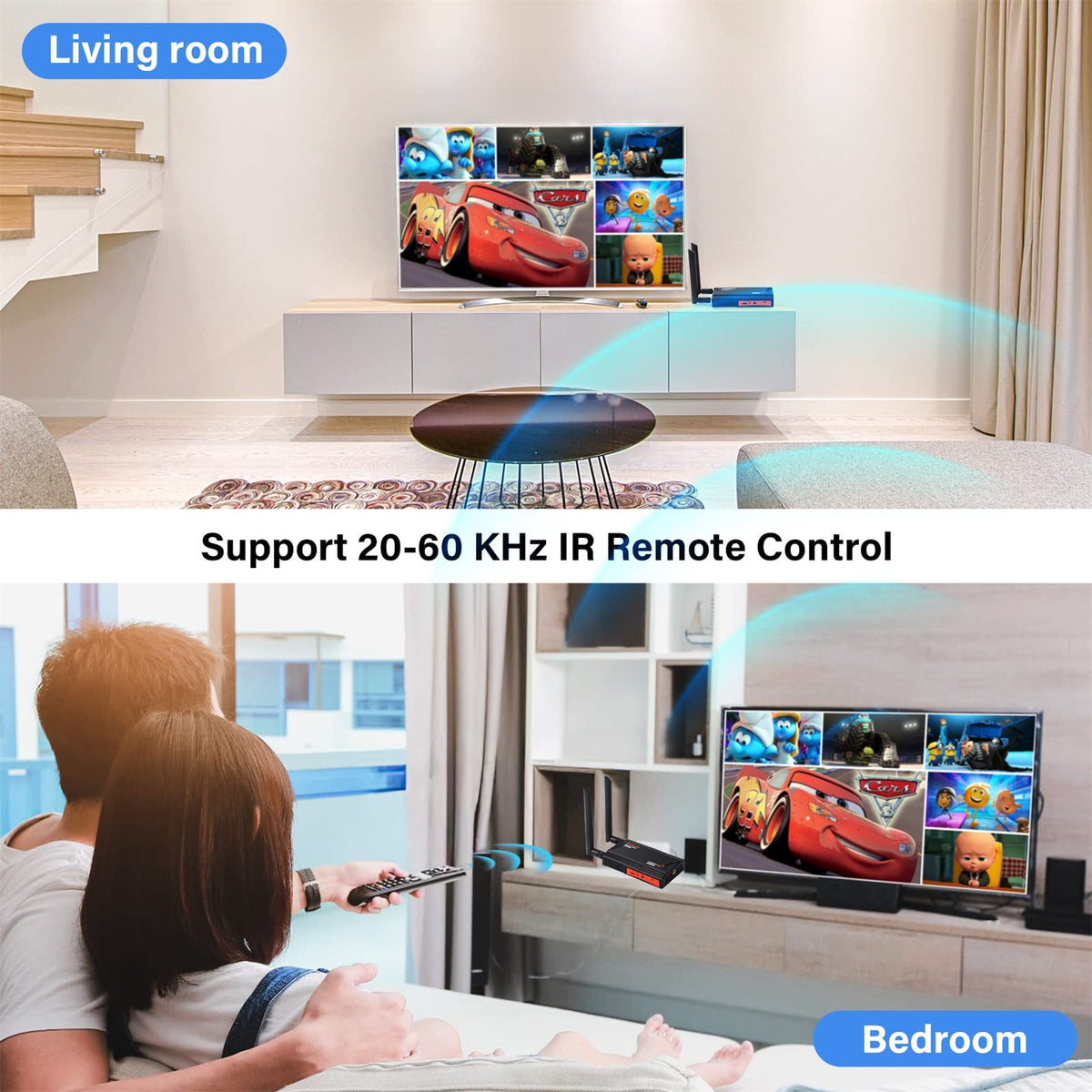 BovBox shows wide compatibility with TVs and projectors