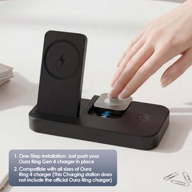 BOVIPO Oura Gen4 slot interior view reveals dedicated space for the ring charger.