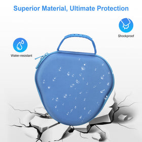 Dual zippers and a carrying strap for easy transport of AirPods Max 2 case