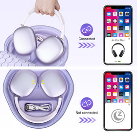 BOVKE AirPods Max 2 interior 1:1 groove secures a perfect fit.