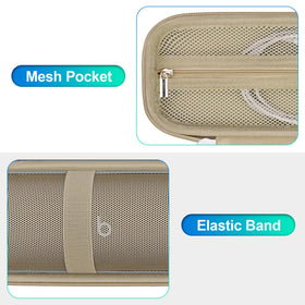 BOVKE Beats Pill carrying case soft lining cushions the speaker inside.