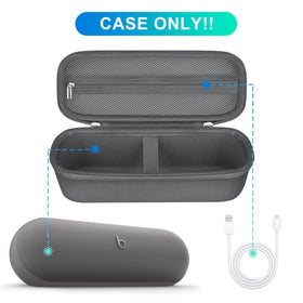 BOVKE Beats Pill case mesh pocket stores charger and cables neatly