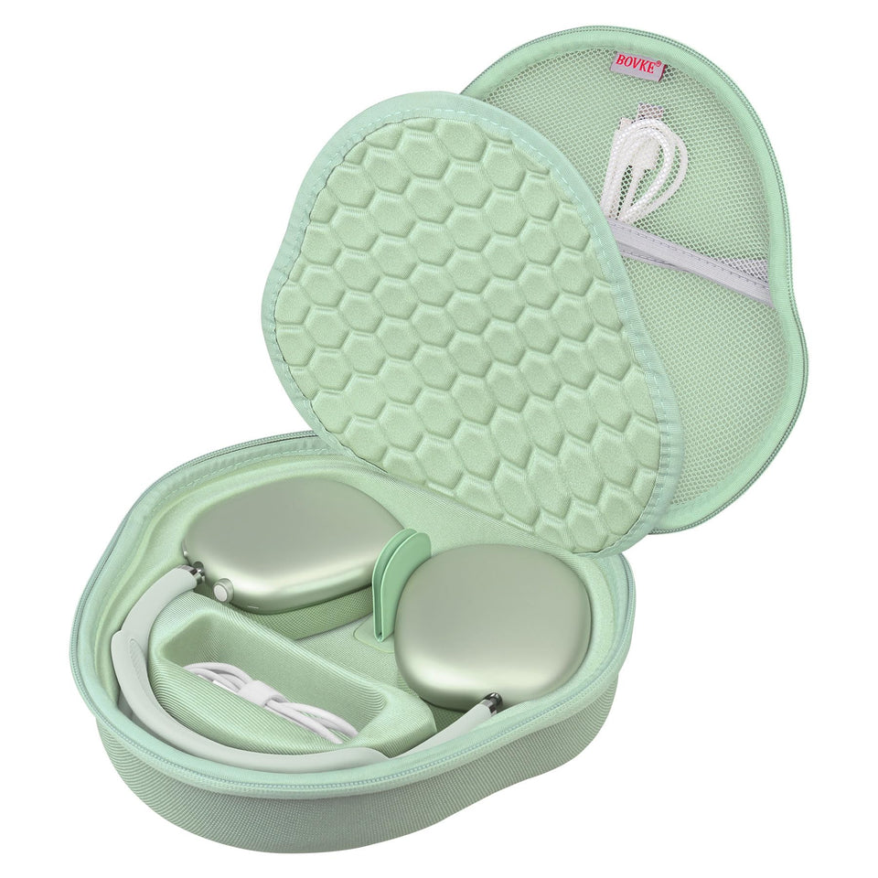 BOVKE hard carrying case with sleep mode protects AirPods Max 2 during travel