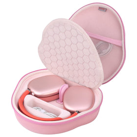 BOVKE hard carrying case exterior with dual zippers for secure, easy access.