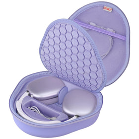 BOVKE AirPods Max 2 hard case exterior purple protects gear on the go.