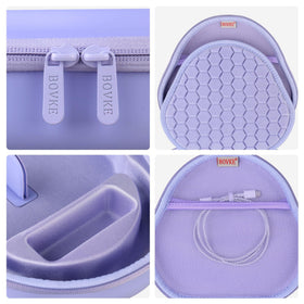 Hard EVA with soft velvet lining protects from bumps.