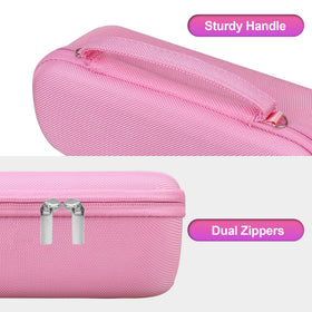BOVKE pink Beats Pill case elastic strap keeps it secure