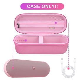 BOVKE Beats Pill case netting pocket stores charger and cables