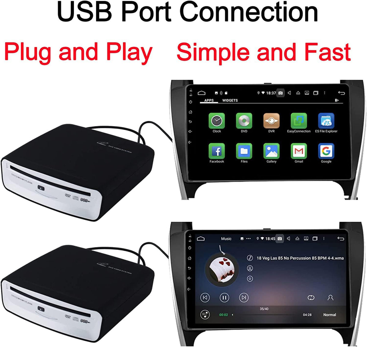 Bovrou wide-format compatibility lets you enjoy CD, DVD, and more