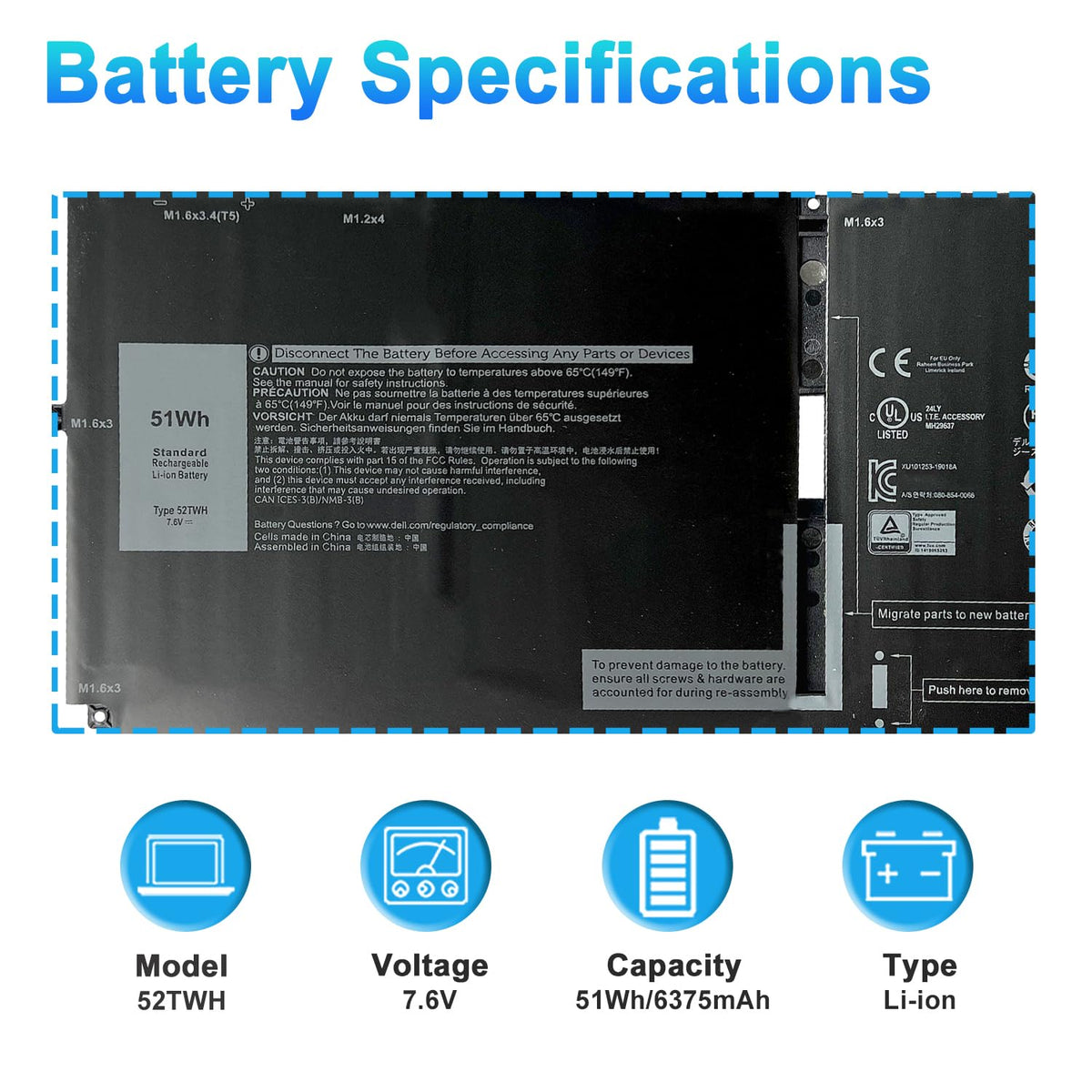 BOWEIRUI battery edge connector detail illustrating secure electrical fit