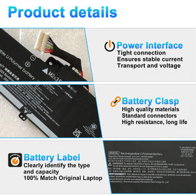 BN03XL battery tested on workbench with safety checks