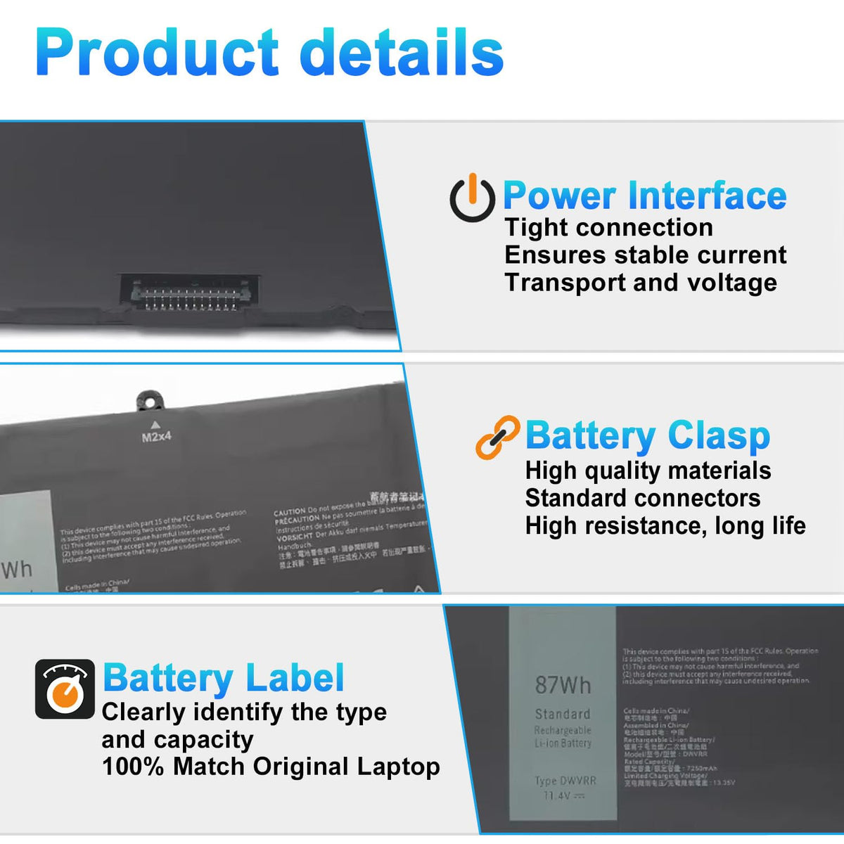 BOWEIRUI connector close-up showing secure fit and compatibility benefits