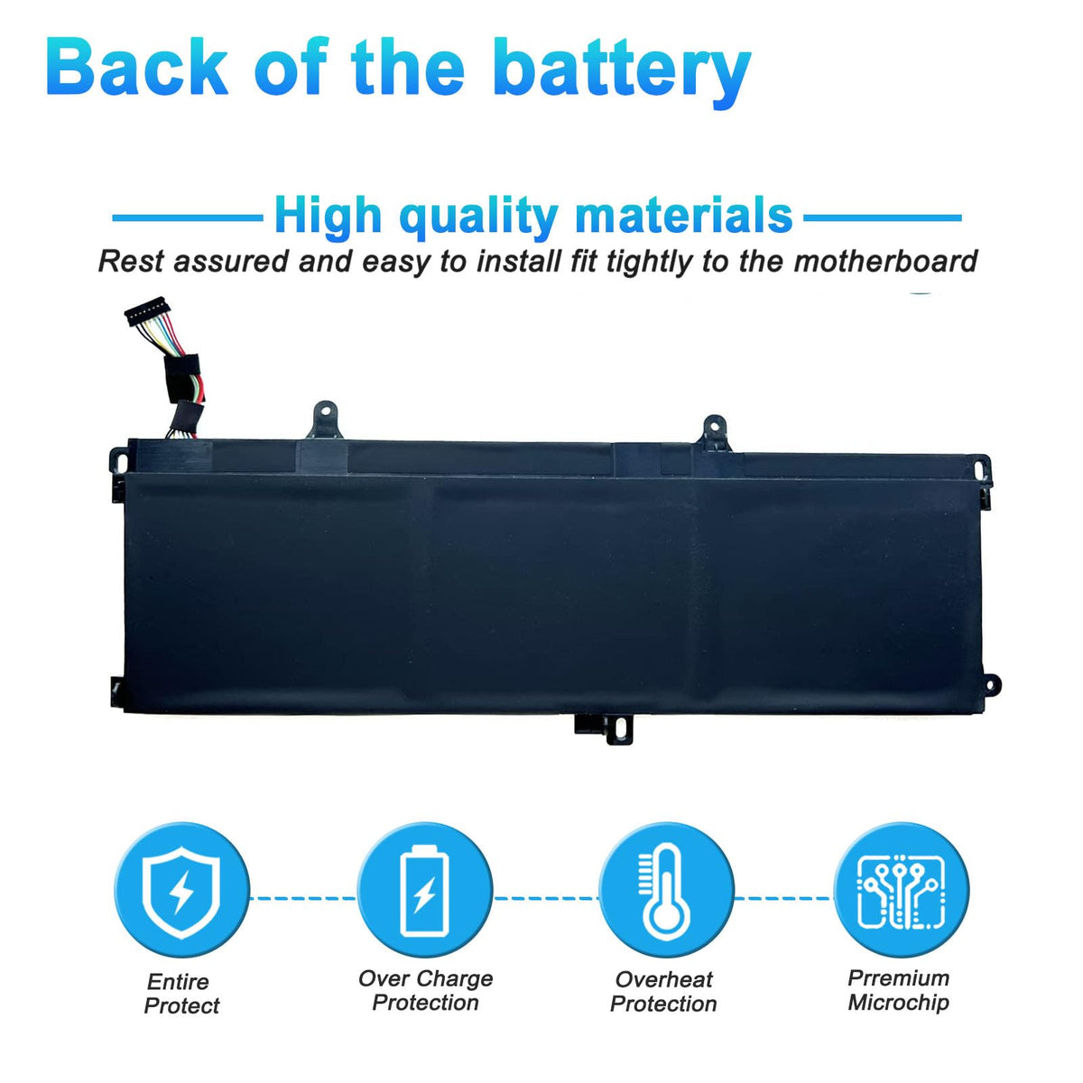BOWEIRUI battery installed in a Lenovo ThinkPad illustrating plug-and-play convenience