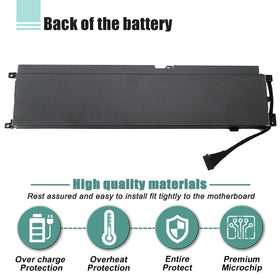 BOWEIRUI RC30-0328 installed in Razer Blade 15 highlighting direct replacement fit