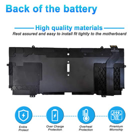 BOWEIRUI battery size comparison with ruler to confirm fit and dimensions