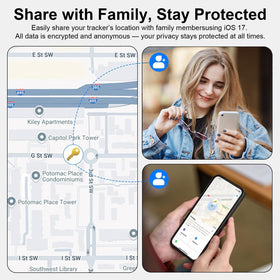 BowenBo Find My app screen showing item location benefit