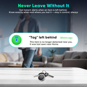 BowenBo tag connected to luggage zipper illustrating easy attachment and travel security
