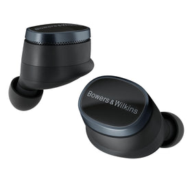 Bowers & Wilkins Pi8 case and earbuds in Anthracite, compact and comfortable for daily carry.