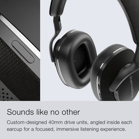 Soft ear cushions on Px7 S2 for long-lasting comfort.