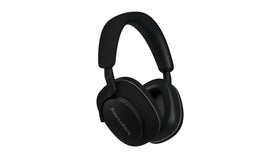 Bowers & Wilkins Px7 S2e headphones with angled drivers for precise sound.