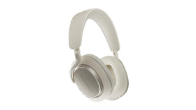 Bowers Wilkins Px7 S3 front view in canvas white, showcasing premium design