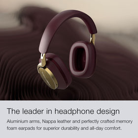 Bowers & Wilkins Px8 lightweight aluminum arms improve fit and balance.
