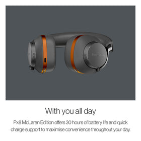 New ANC design blocks external noise for focused listening.