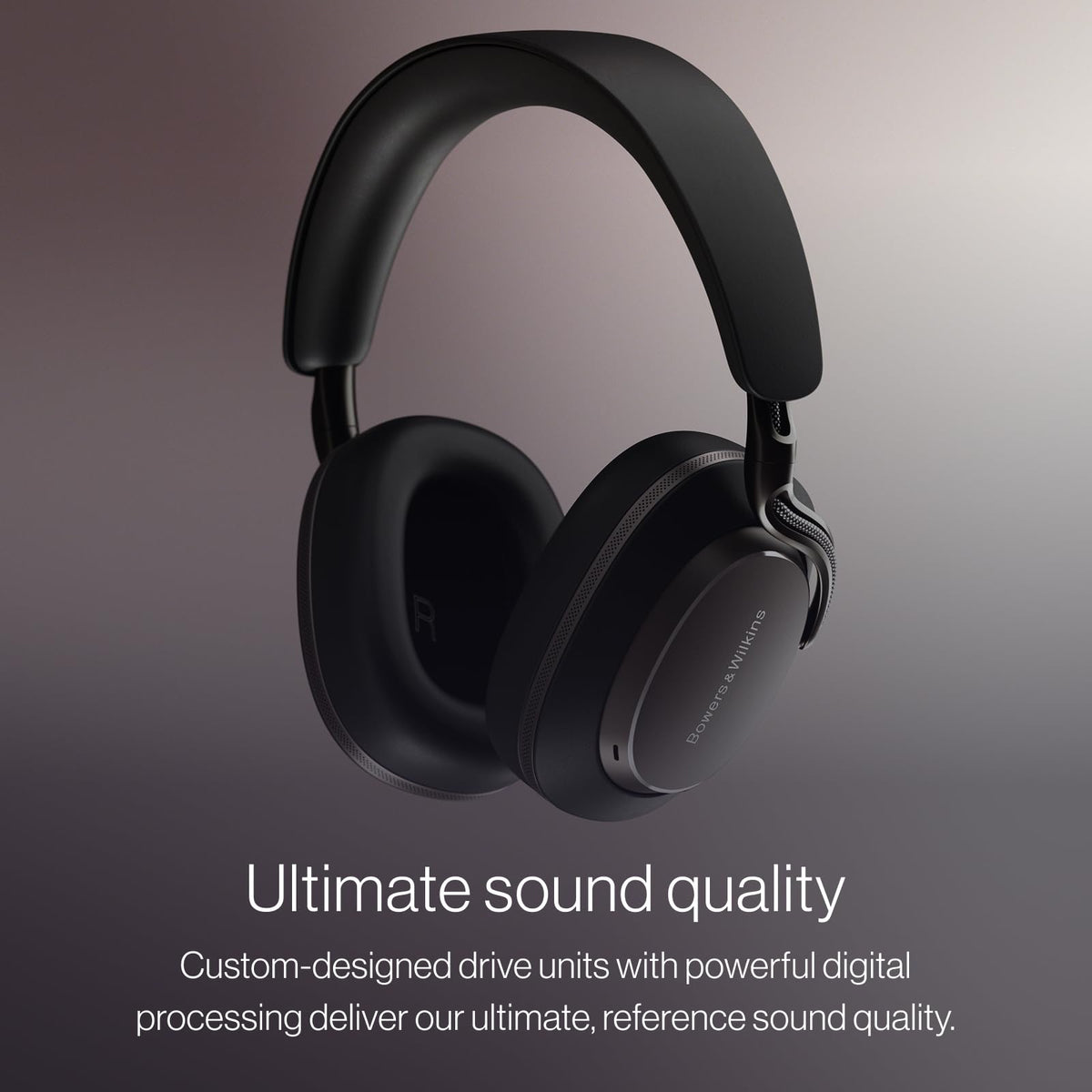 Bowers and Wilkins Px8 S2 earcups in soft Nappa leather for long sessions