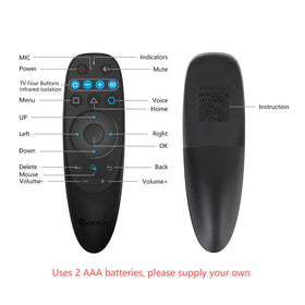 BOXPUT 6-axis gyro remote for smooth cursor movement and accurate pointing.