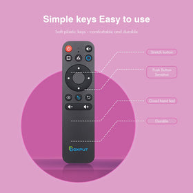 Electronic manual on the back of BOXPUT BPR1S for quick setup reference