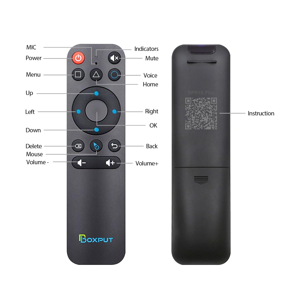 BOXPUT BPR1S Plus remote demonstrates IR learning for broad compatibility