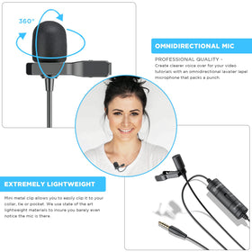 BOYA BY-M1S camera-mode connection works with DSLR or camcorders.