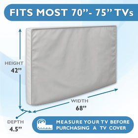 Bozzcovers close-up of soft interior lining protecting TV screen from scratches