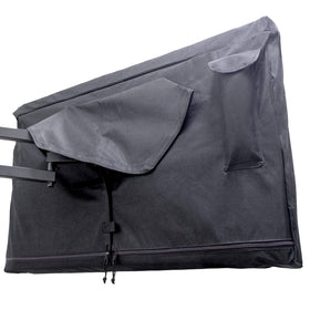 Bozzcovers outdoor TV cover weatherproof zip closure protecting 95-100 inch TVs