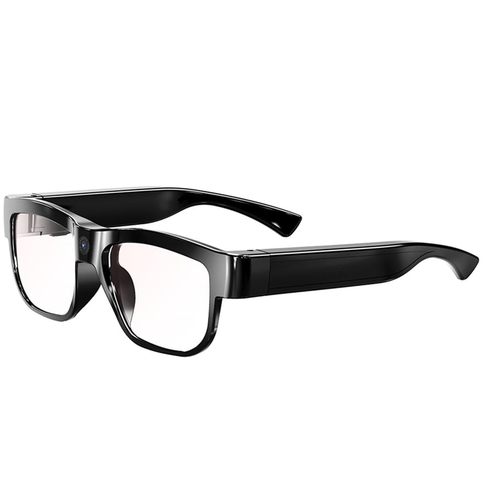 BQXX front frame view showing sleek sunglasses and built-in camera for discreet recording