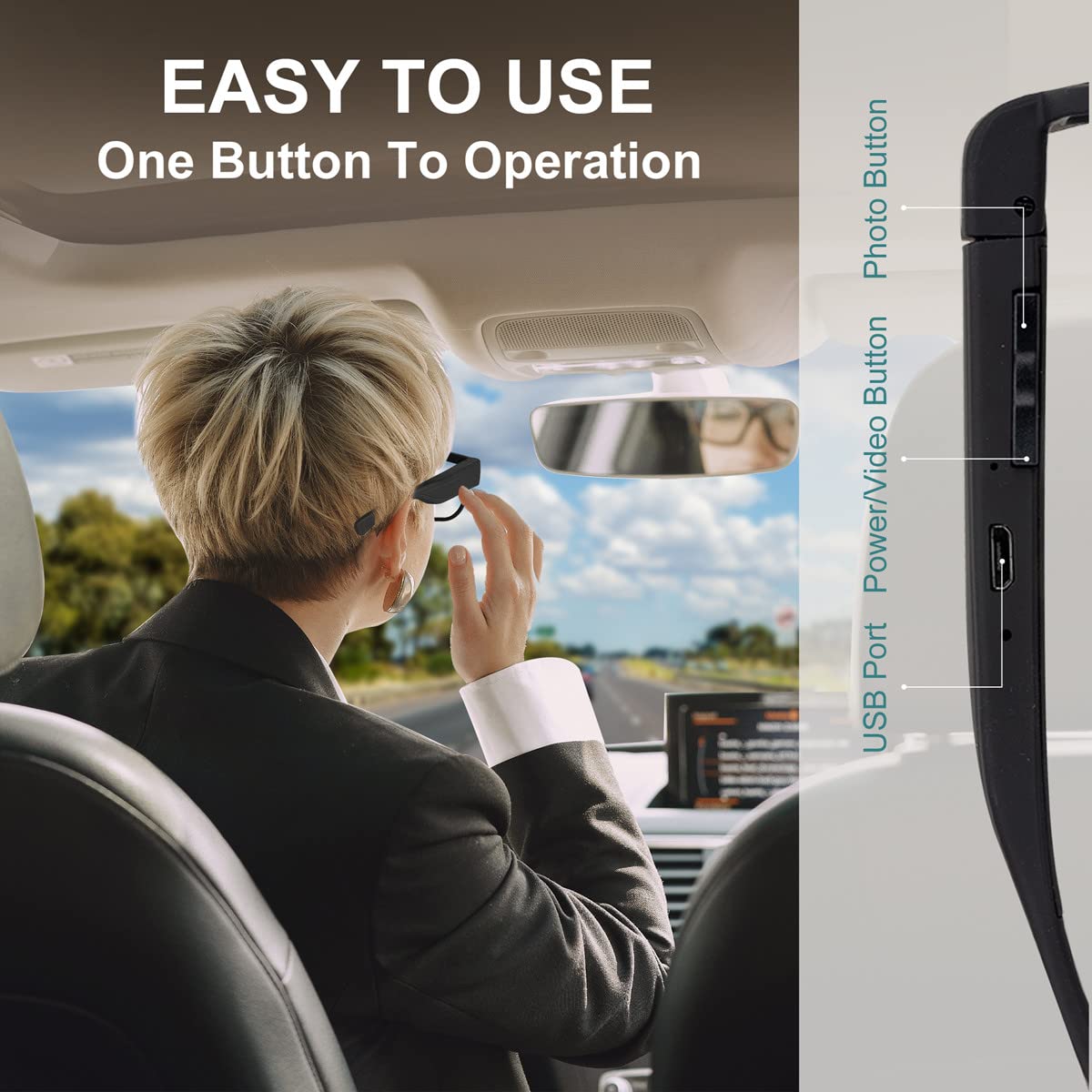 BQXX lifestyle driving recording illustrating POV capture benefit for road trips