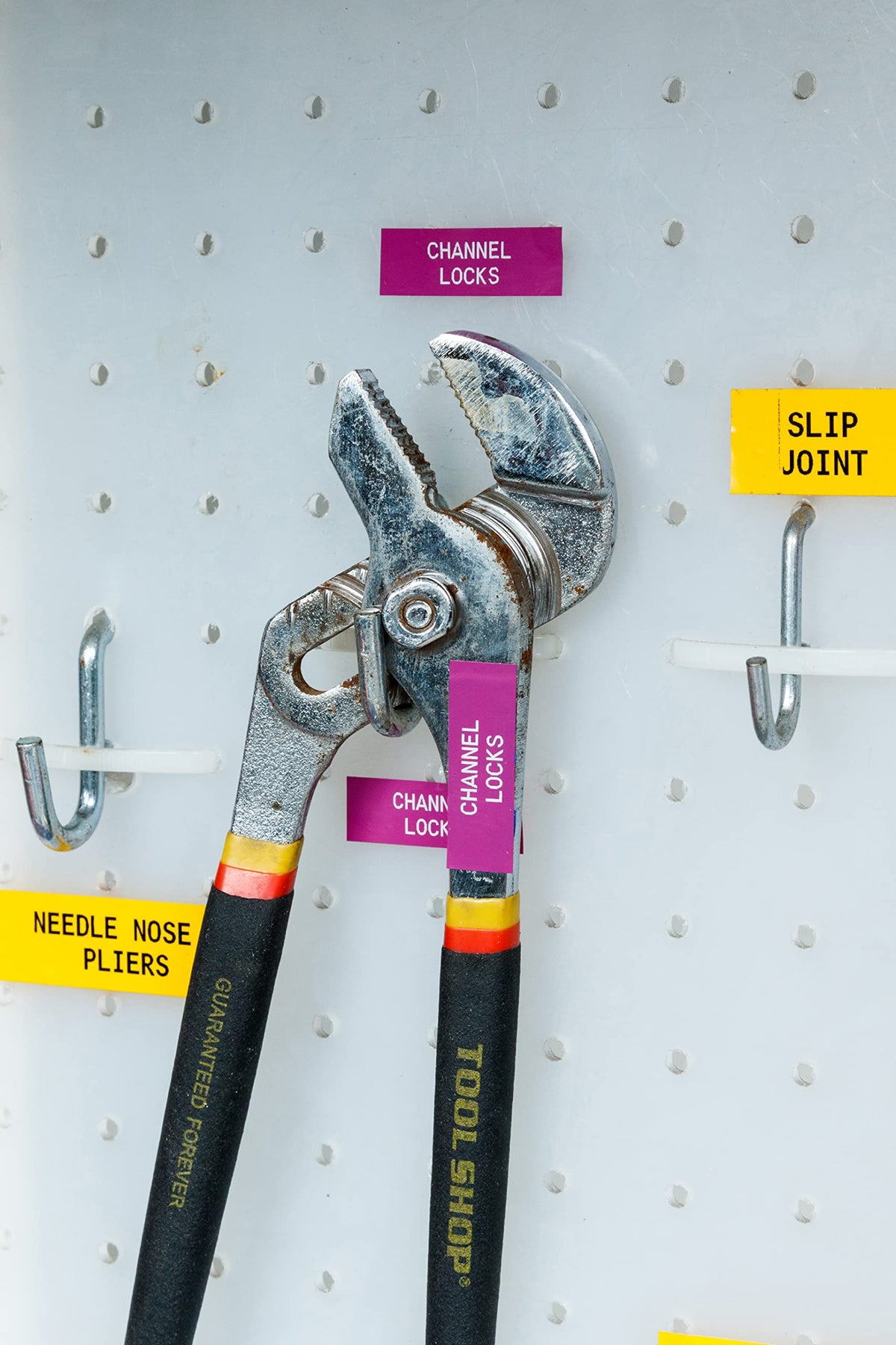 Brady all-weather vinyl adheres to rough surfaces, resisting grease and chemicals.