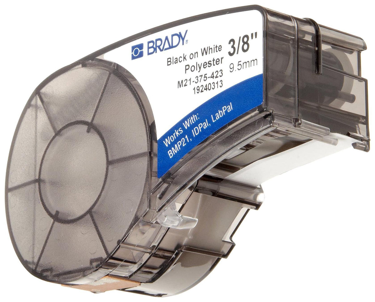 Brady Authentic label for M210 and M211 printer compatibility.