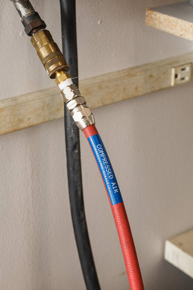 Brady Authentic label applied to a pipe showing strong adhesion